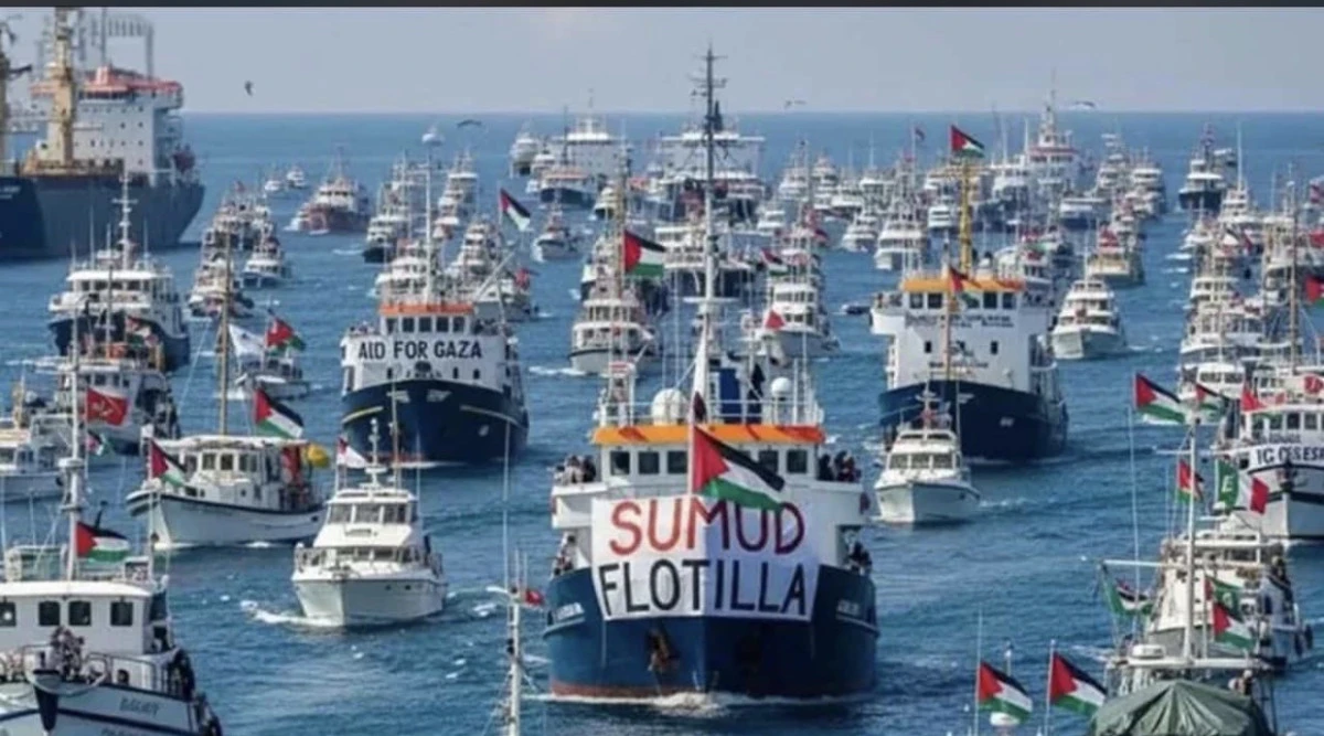 Sumud Filosu Gazze’ye Ulaşma Çabasında: İsrail Müdahalesi Başladı 