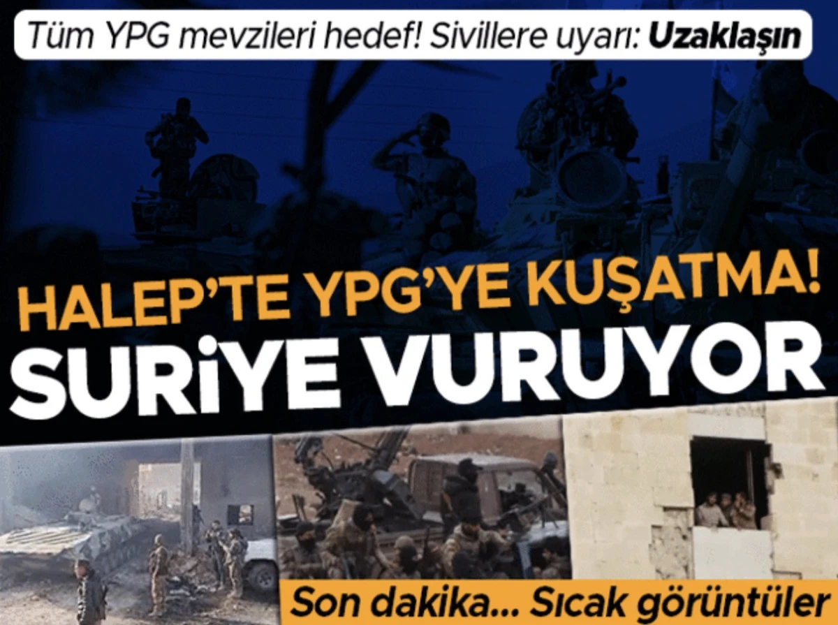 Suriye Ordusu Operasyonlar Komutanlığı, Suriye resmi haber ajansı SANA&rsquo;ya yaptığı a&ccedil;ıklamada, SDG adını kullanan PKK/YPG unsurlarını hedef aldı