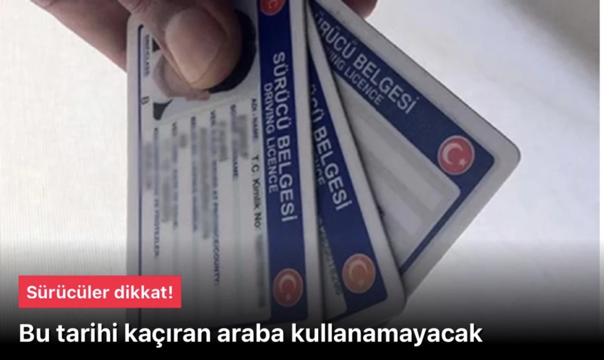 Sürücüler Acil Uyarı: Ehliyet Yenileme Son Gün 31 Ekim 2025 – Kaçırmayın, Cezalar Binlerce Lira Olacak! 