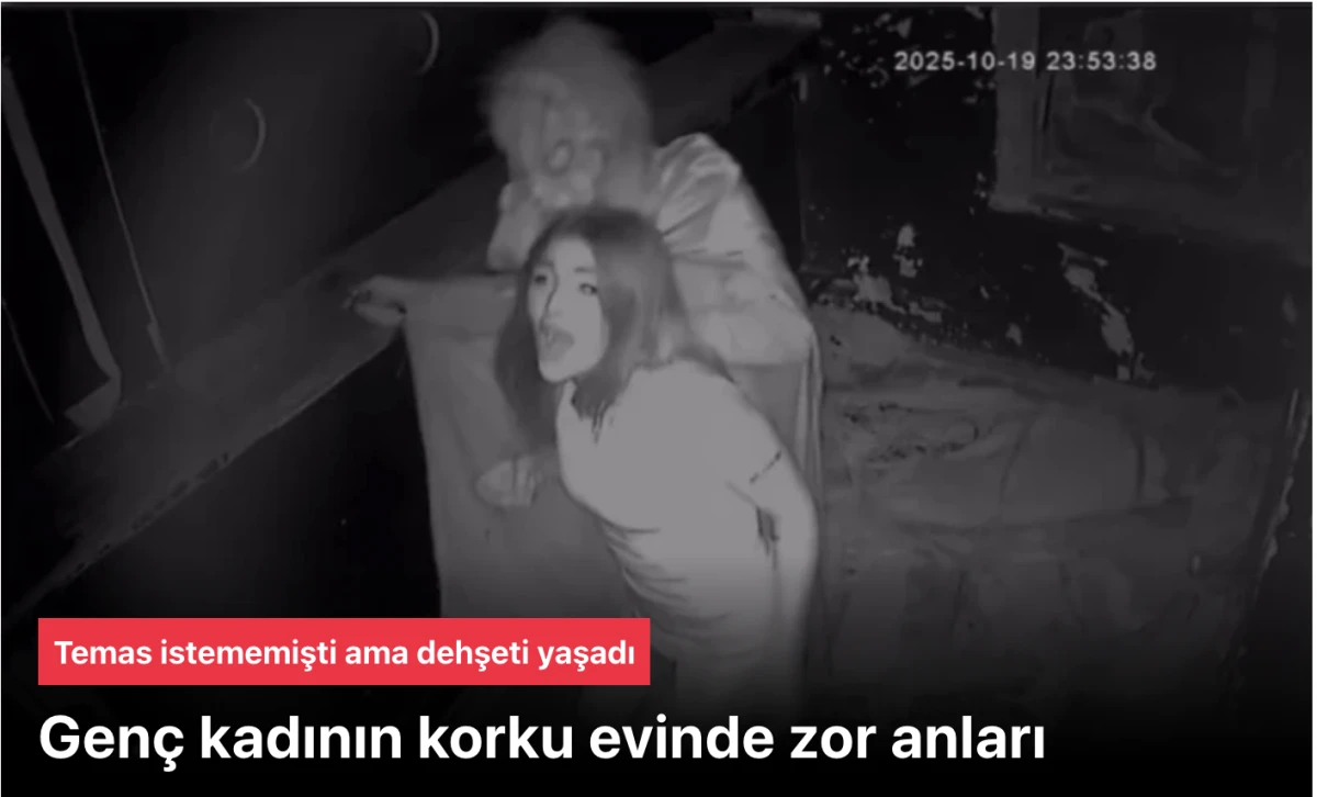 Taksim korku evinde korkunç müdahale! Temas istemeyen kadın darp edildi yetmedi elektrik verildi