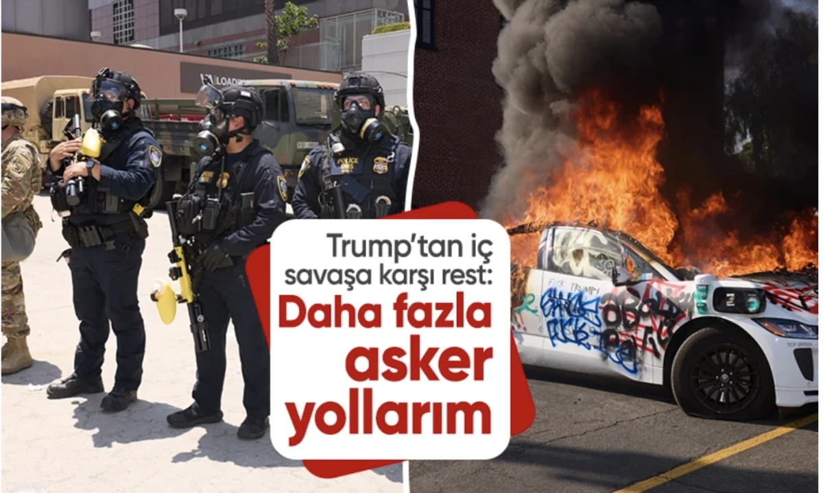 Trump: İç savaş istemem ama gerektiğinde daha fazla asker göndeririz