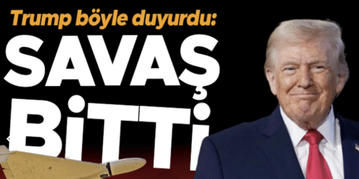 Trump: İran ile savaşı bitirdik