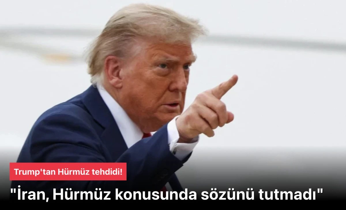 Trump: İranlıların H&uuml;rm&uuml;z Boğazı&rsquo;na D&ouml;şediği Mayınları İmha Etmeye Başlıyoruz &ndash; Abluka ve N&uuml;kleer Gerilim Zirvede!