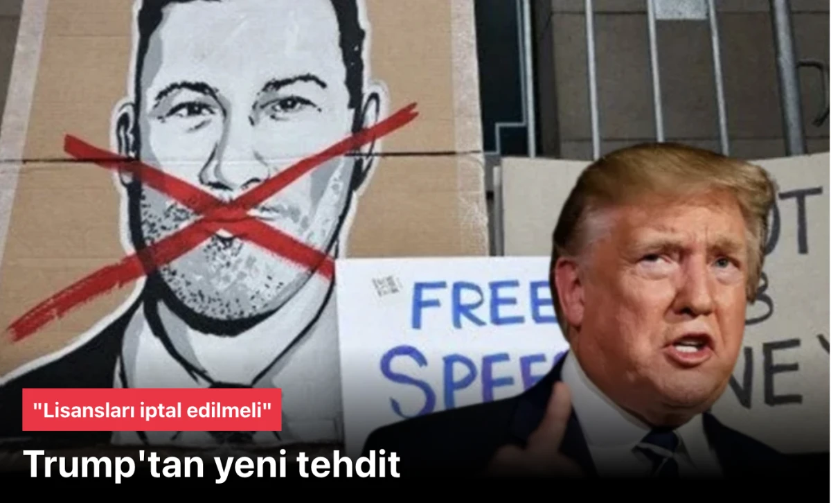 Trump televizyon kanallarını tehdit etti: 