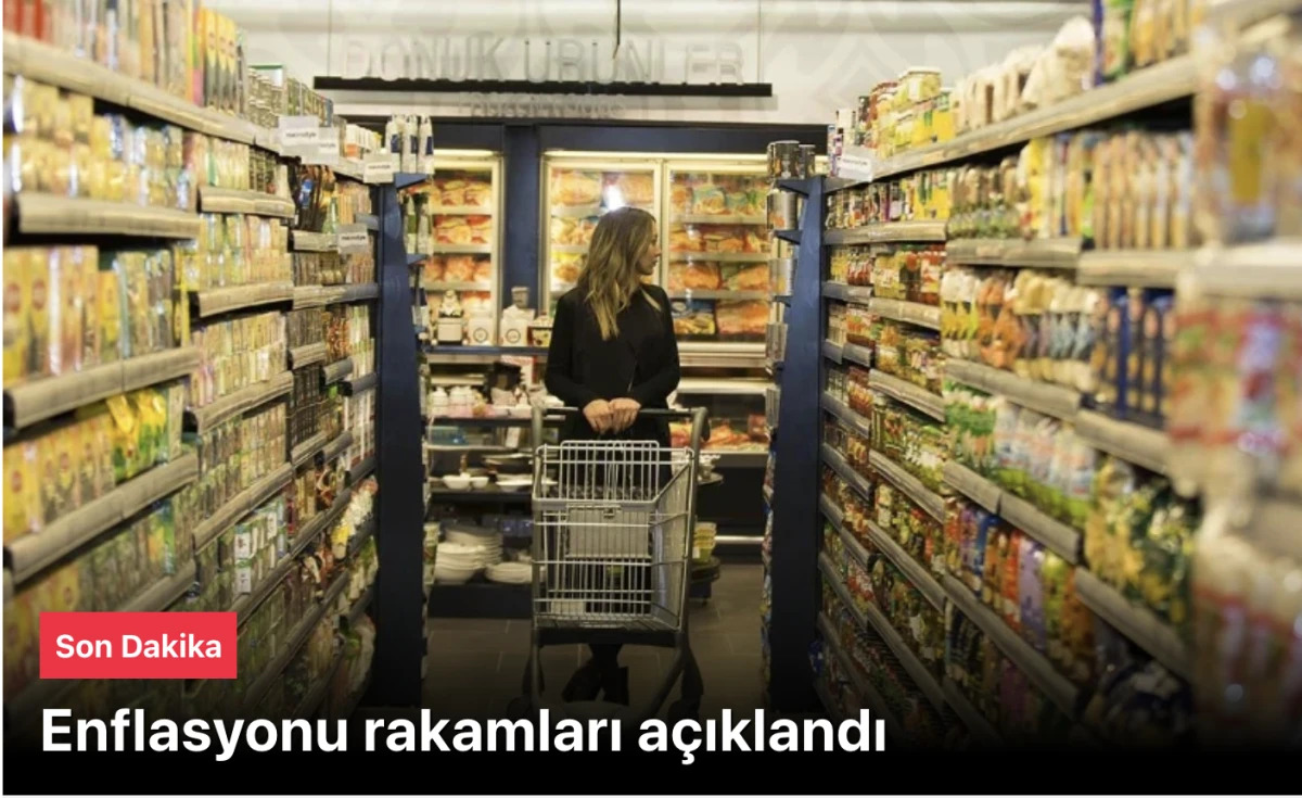 TUİK Nisan enflasyonu a&ccedil;ıkladı