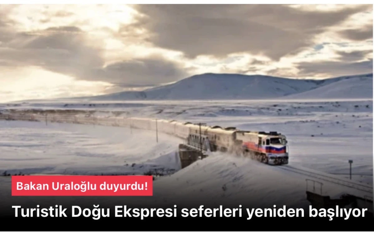 Turistik Doğu Ekspresi 2025-2026 Sezonu Başlıyor: Biletler 27 Ekim’de Satışta!