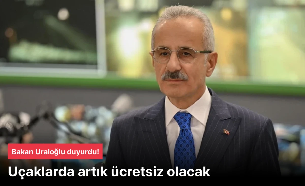 Uçaklarda ücretsiz olacak!