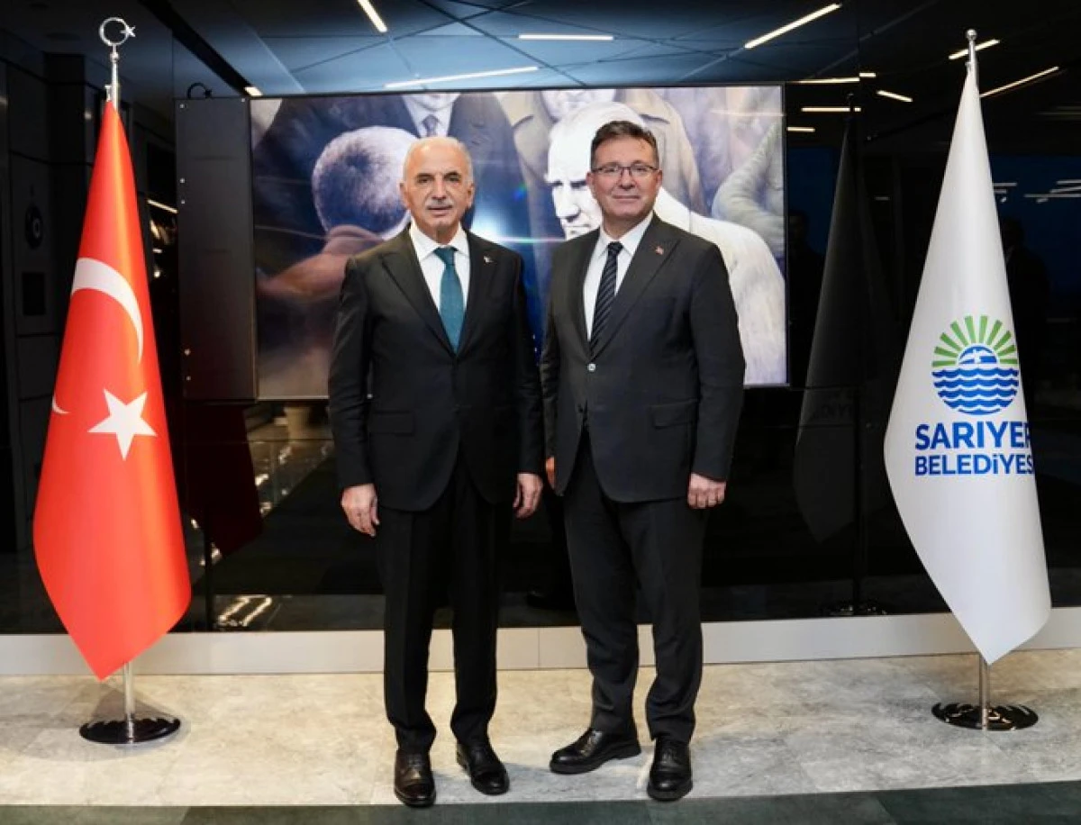 Ümraniye Belediye Başkanı İsmet Yıldırım, Sarıyer’e Jest Ziyareti Gerçekleştirdi: Mustafa Oktay Aksu ile Sıcak Karşılama