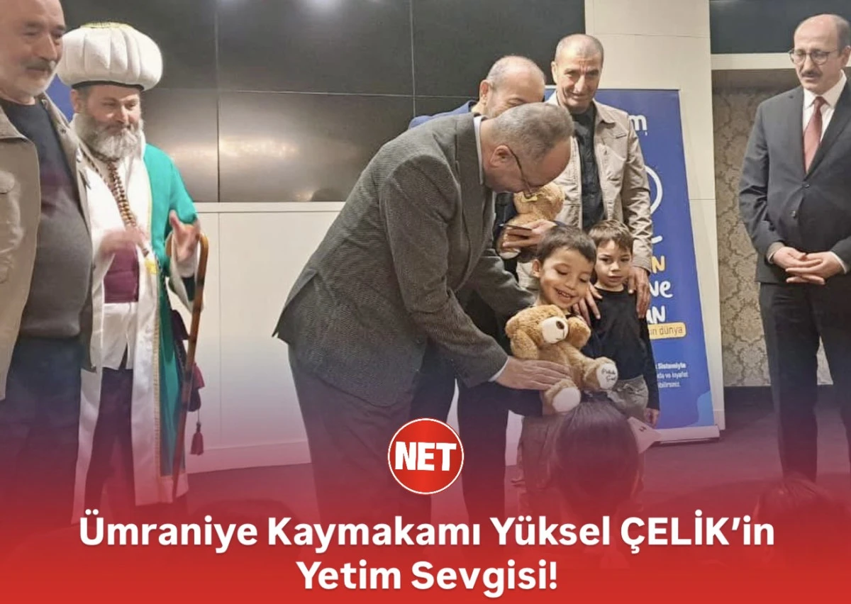 &Uuml;mraniye Kaymakamı Y&uuml;ksel &Ccedil;elik Yetim &Ccedil;ocuklara Destek Etkinliğinde Teşekk&uuml;rlerini Sundu