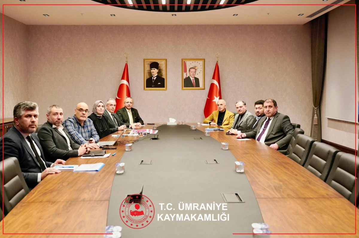 &Uuml;mraniye Kaymakamlığı&rsquo;nda &Ouml;nemli Yatırım Toplantısı: Geleceğe Y&ouml;n Verecek Kararlar!
