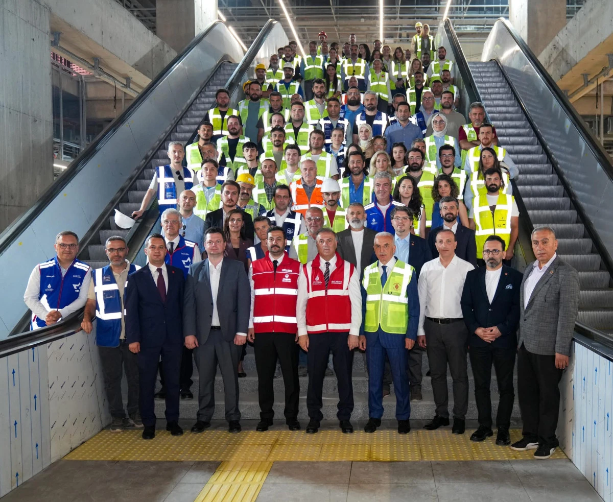 &Uuml;mraniye&ndash;Ataşehir&ndash;G&ouml;ztepe Metro Hattı'nın Test S&uuml;r&uuml;ş&uuml; Ger&ccedil;ekleşti