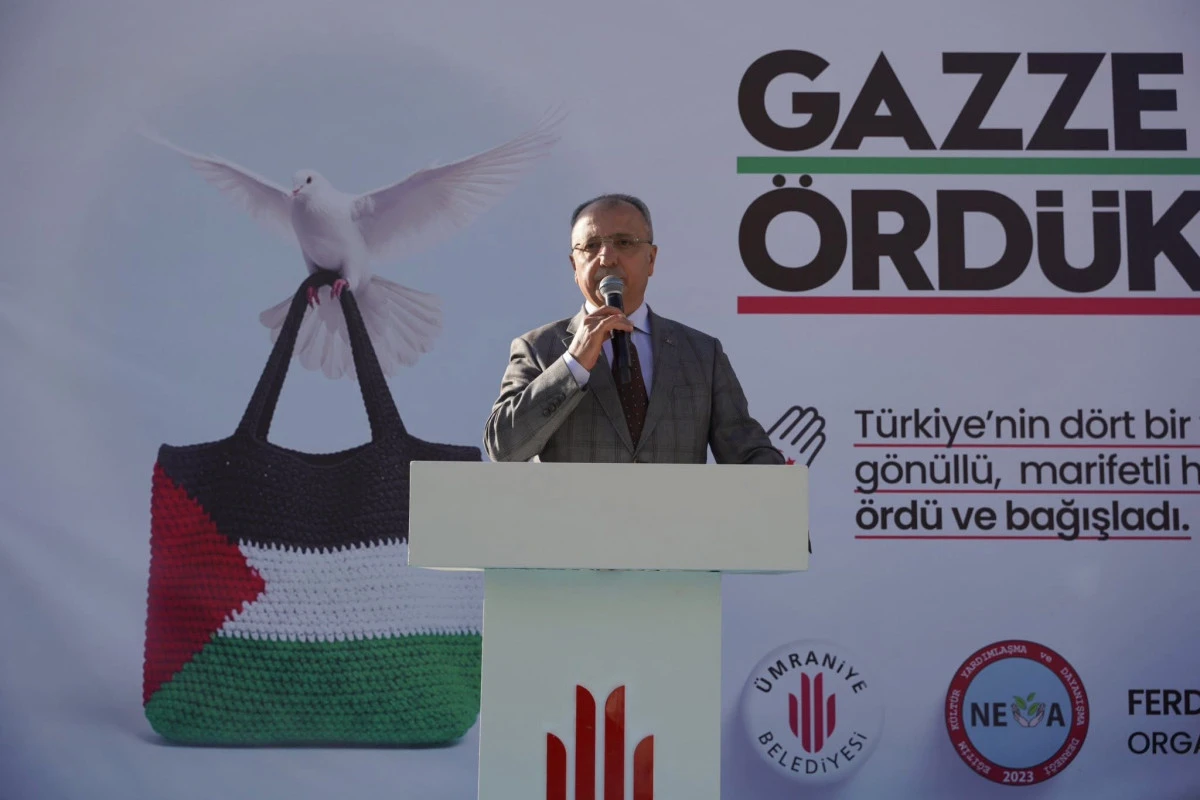 Ümraniye’de Duygusal Buluşma: ‘Gazze İçin Ördük’ Sergisi Açıldı, Teoman Rıza Güneri ve Yerel Liderler Katıldı