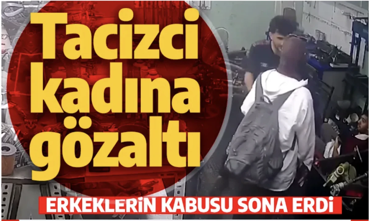 &Uuml;mraniyede gezerek erkekleri taciz eden kadın g&ouml;zaltında