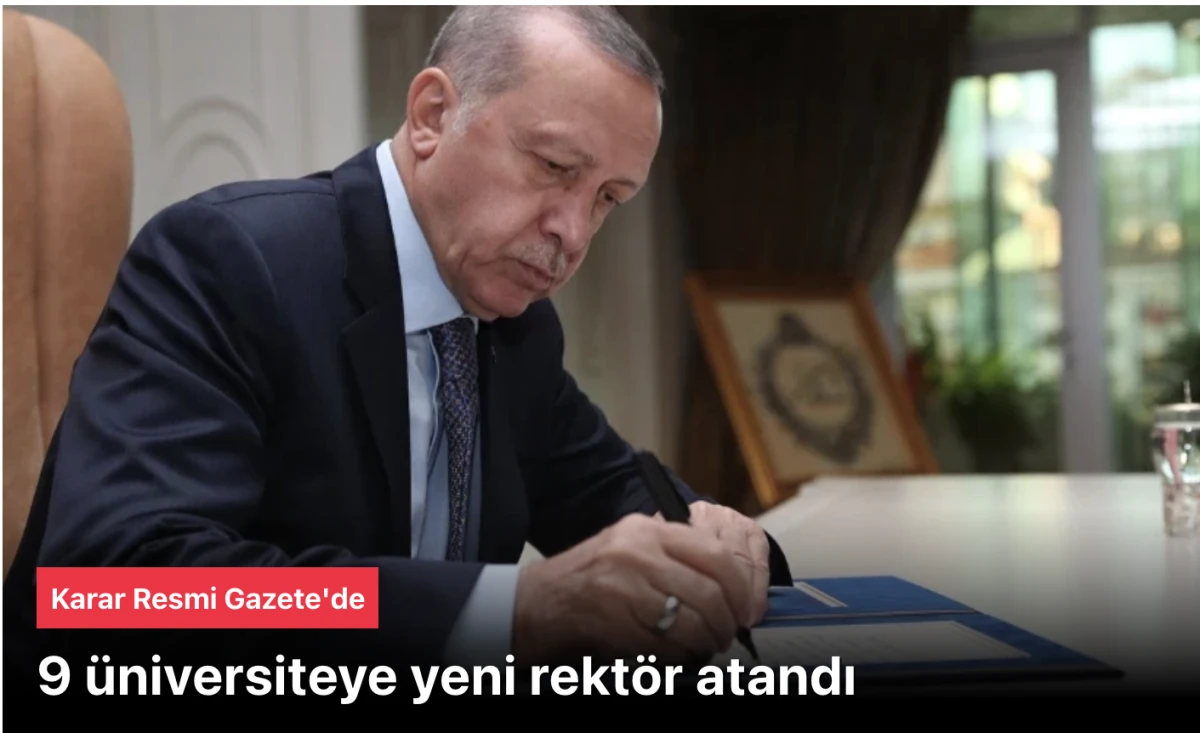 Üniversite rektörleri ataması: Mehmet Görmez İslam Üniversitesine rektör oldu