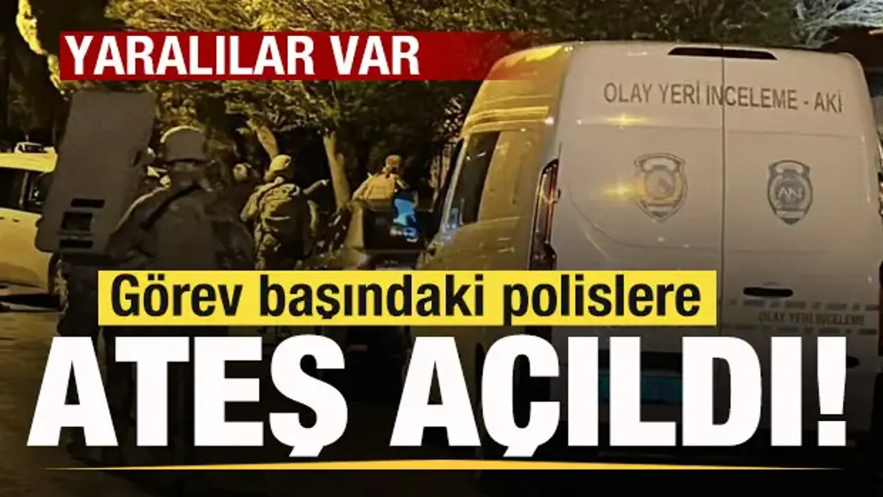 Uşak'ta polislere silahla ateş a&ccedil;ıldı! Yaralılar var