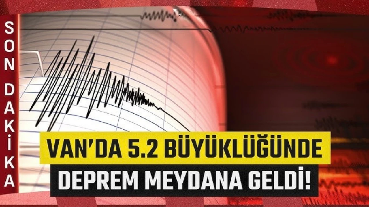 Van&rsquo;da 5,2 B&uuml;y&uuml;kl&uuml;ğ&uuml;nde Deprem! Tuşba İl&ccedil;esi Sabah Saatlerinde Sarsıldı, Olumsuz Durum Yok