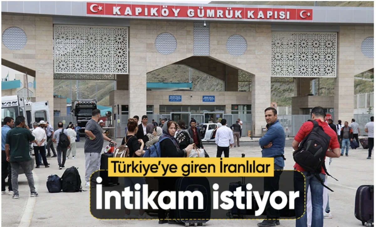 Van'dan Türkiye'ye gelen İranlı turistler İsrail'e karşı intikam duygusu içinde