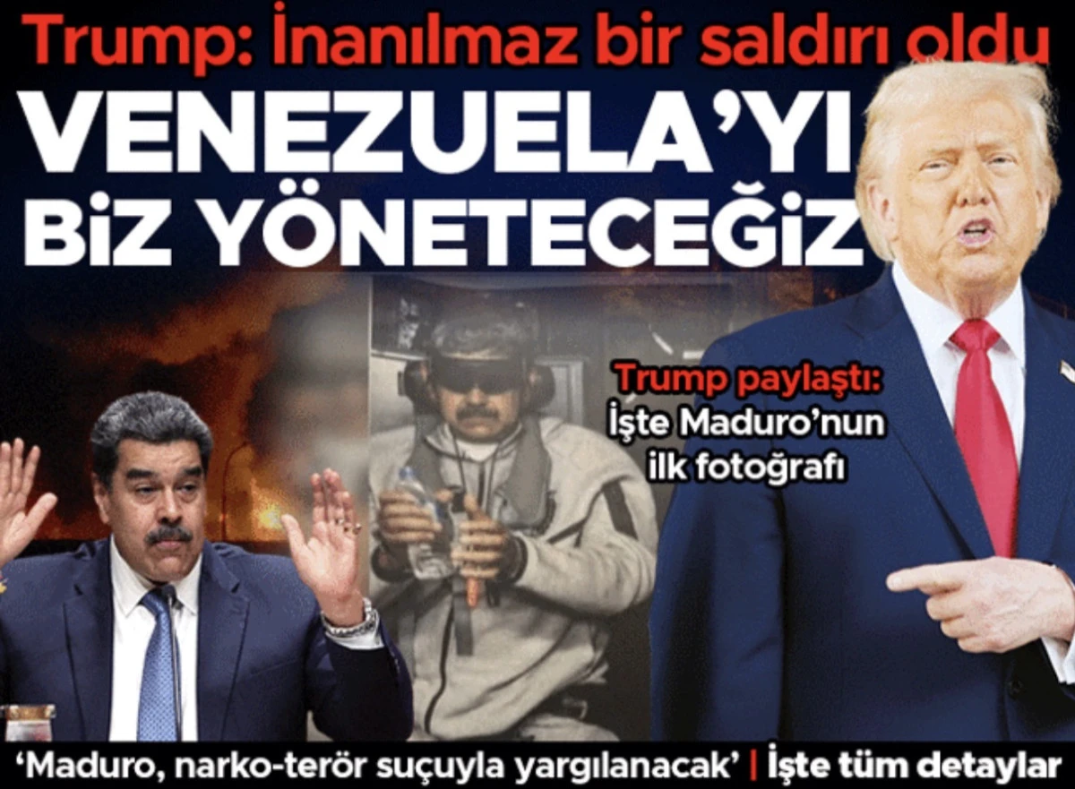 Venezuela'nın başkenti Karakas'a ABD hava saldırısı d&uuml;zenledi