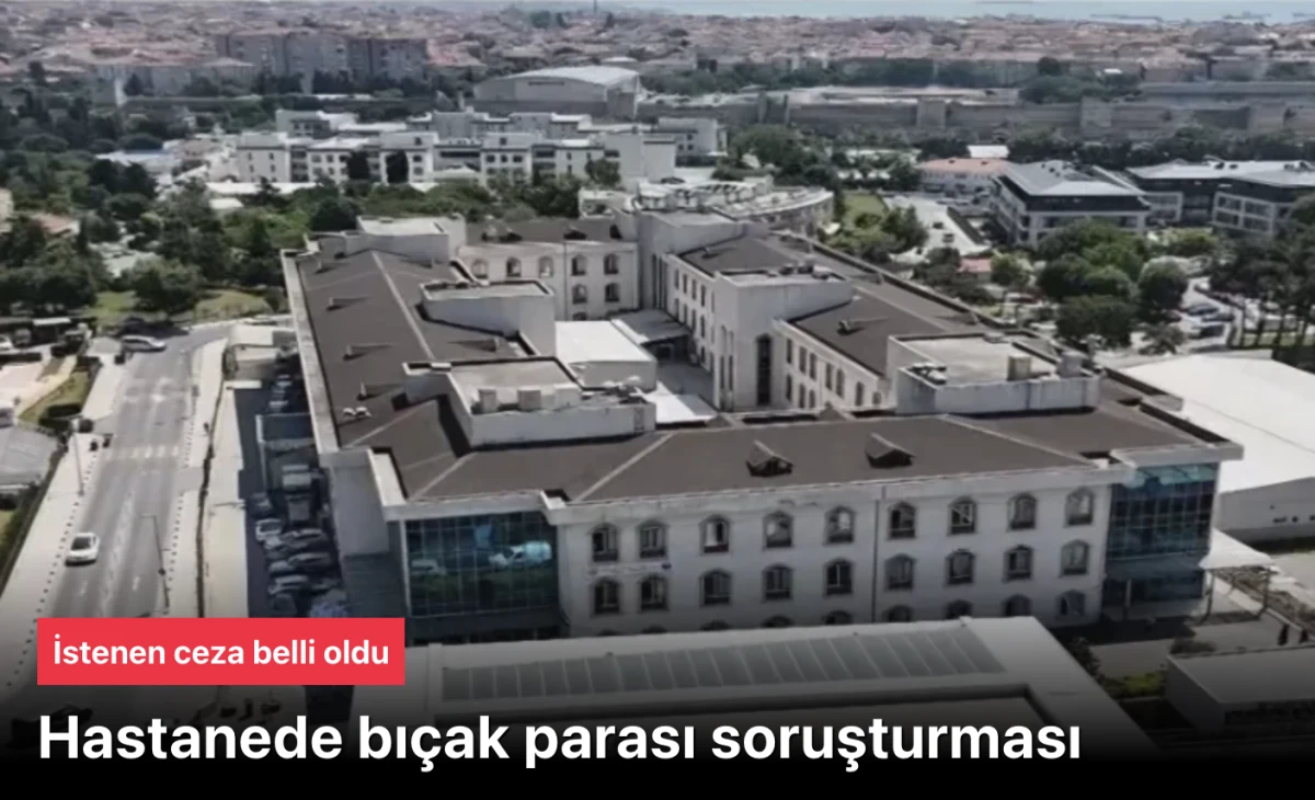 Yedikule Hastanesi skandalı: Bıçak parası soruşturması: İstenen ceza belli oldu