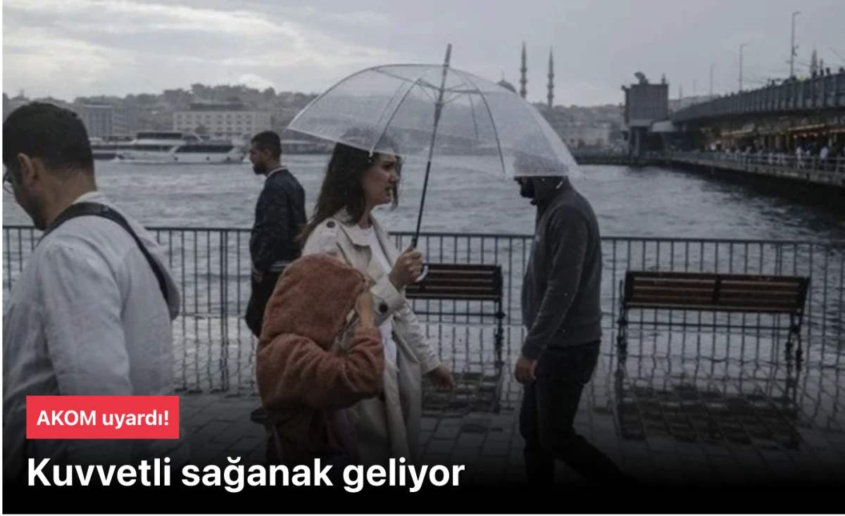 Yeni hafta yağmurla başlayacak! Sağanak yağış uyarısı