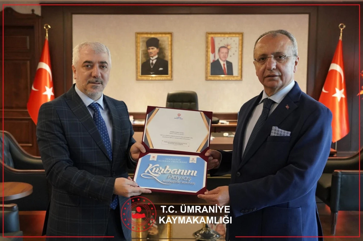 Y&uuml;ksel &Ccedil;elik Kurban Bağışı Yaptı!