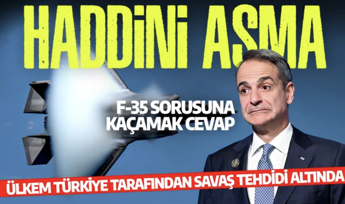 Yunanistan Başbakanı Mi&ccedil;otakis, F-35 sorusuna ka&ccedil;amak cevap verdi