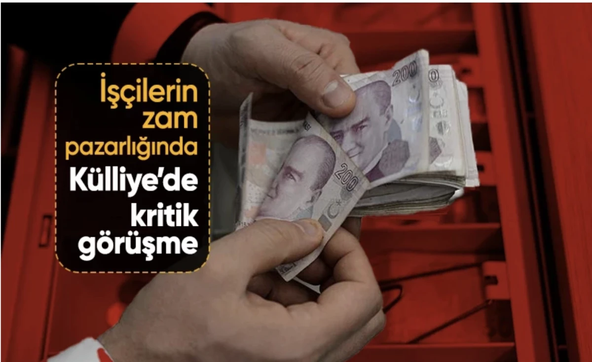 Zam pazarlığı gelişmesi: Cumhurbaşkanı Yardımcısı Cevdet Yılmaz, Türk-İş Başkanı Ergün Atalay ile görüştü