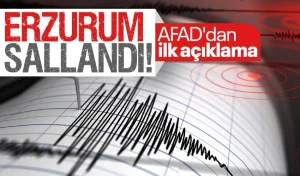 Son dakika: AFAD duyurdu! Erzurum’da 4,6’lık deprem