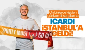 Galatasaray’ın KAP’a bildirdiği Mauro Icardi İstanbul’a geldi! Taraftardan coşkulu karşılama