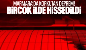 Son Dakika: İstanbul’da Deprem! Marmara Denizi’nde 3.3 büyüklüğünde deprem