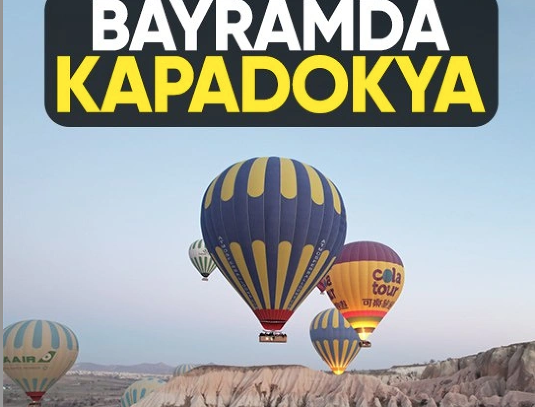 Kapadokya’da görsel şölen! Nevşehir Kapadokya..